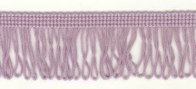 35mm Loop Fringe Lilac price per mt