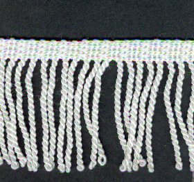 Rayon Bullion 45mm White Rayon Bullion 45mm White
