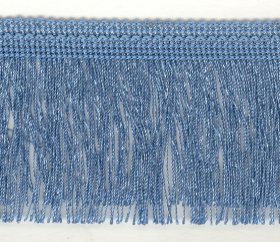 50mm Cut Fringe Electric Blue 50mm Cut Fringe Electric Blue