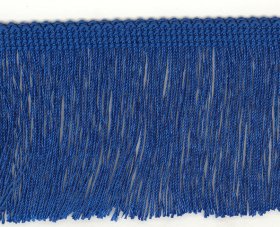 50mm Cut Fringe Irish Blue
