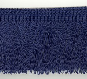 300mm Cut Fringe Navy price per mt