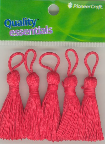(image for) Tassels 35mm 30 Scarlet