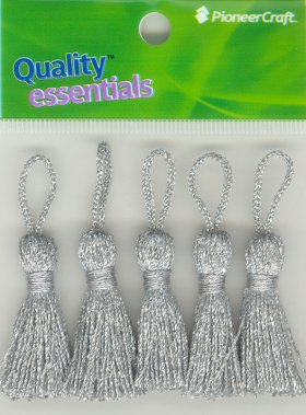 Tassels 35mm ST Silver Twist