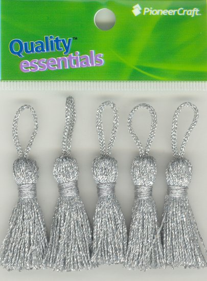 (image for) Tassels 35mm ST Silver Twist