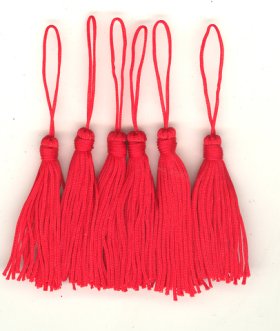 Bookmark Tassels Red Bookmark Tassels Red