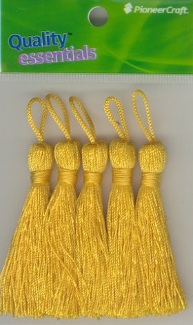 Tassels 70mm 44 Primrose Tassels 70mm 44 Primrose