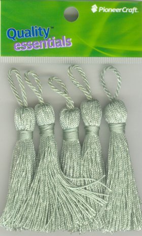 Tassels 70mm 59 Willow Green Tassels 70mm 59 Willow Green