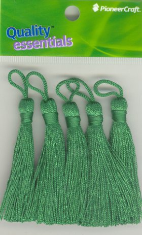 Tassels 70mm 64 Emerald Tassels 70mm 64 Emerald