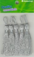 (image for) Tassels 70mm S Silver Lurex