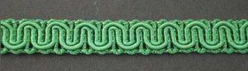 Furnishing Gimp 15mm wide; Emerald; price is per meter