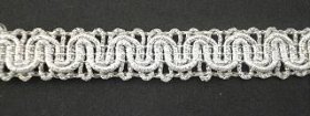 Metallic Gimp Silver cut length 1.7m