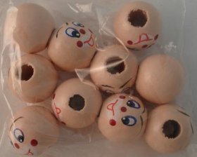 25mm Happy Face 10p
