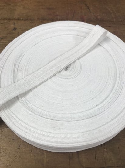 (image for) Webbing 20mm Cotton White x 50 m per mtr