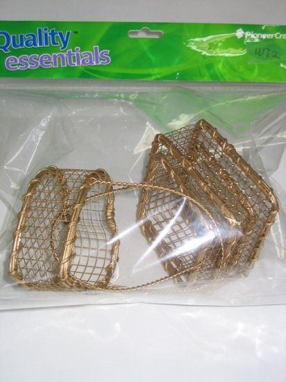 (image for) Square & Heart Baskets