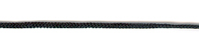 (image for) Knit Cord Black, per mtr