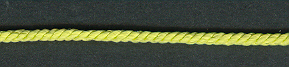 (image for) 3mm, 3 Ply Cord Yellow Green per mtr