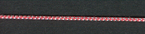 (image for) 1788 Metallic Round per mtr Light Red/Silver