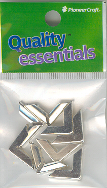 Corners 903 Silver 15x4x2mm (Packx8p) Corners 903 Silver 15x4x2mm (Packx8p)