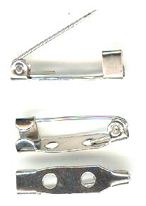 Brooch Back 20mm; Nickel 100p Brooch Back 20mm; Nickel 100p