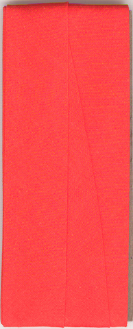 25mm Hem Facing Tangerine