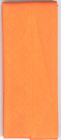 25mm Hem Facing Orange