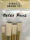 (image for) Set Small Alphabet (B)10 pack. Size 33x22mm