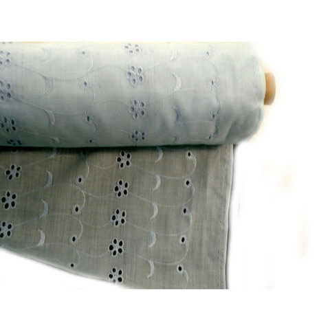 (image for) Broderie Anglaise Baby Blue 114cm