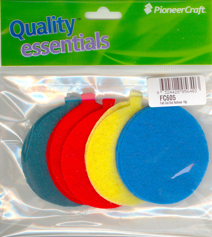 (image for) Felt Cut Out Balloon 10p