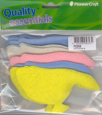 (image for) Felt Cut Out Duck 10p