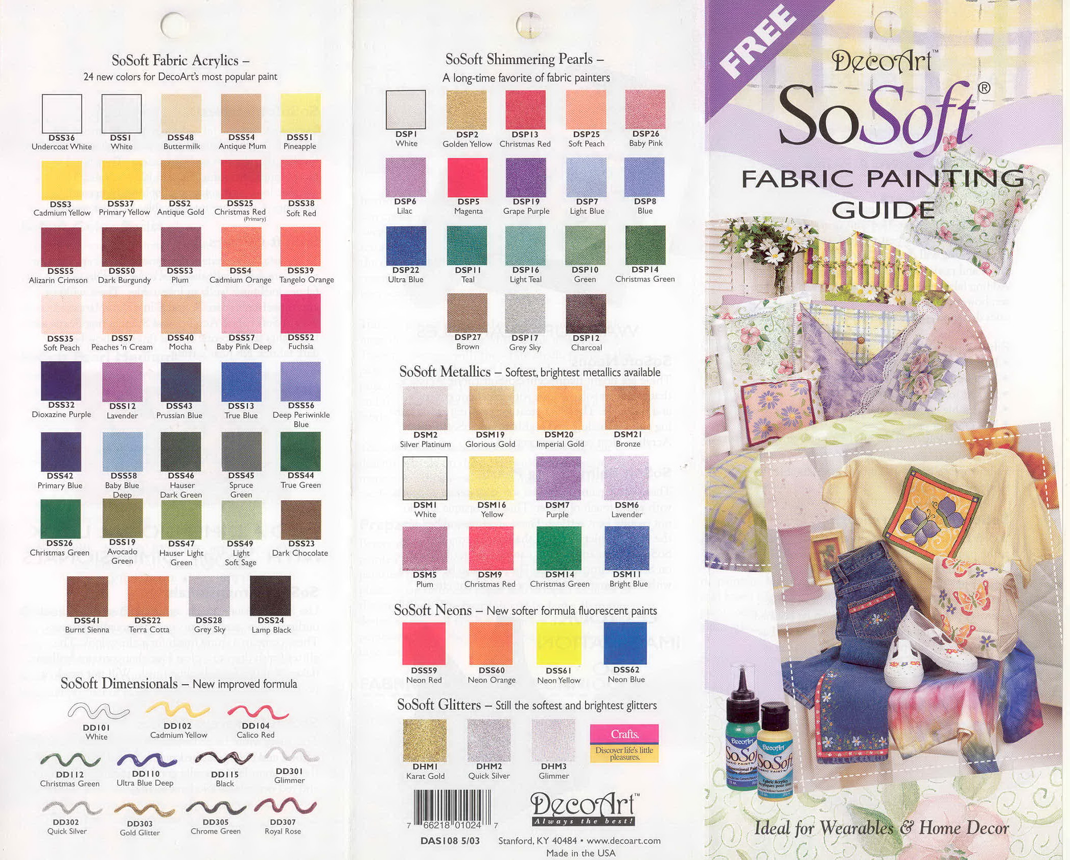(image for) DecoArt So Soft Fabric Acrylics
