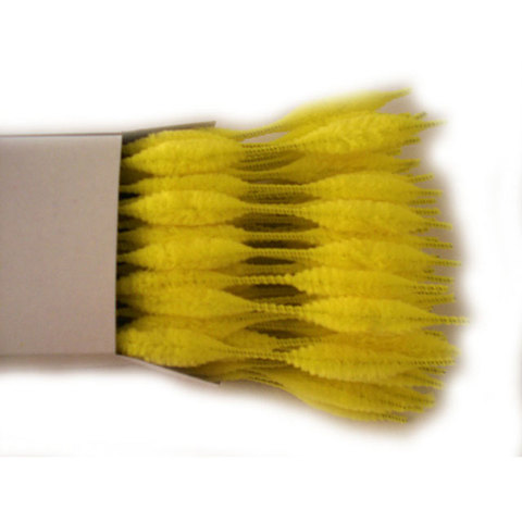 (image for) Chenille Bumps 15mm; Yellow 100p