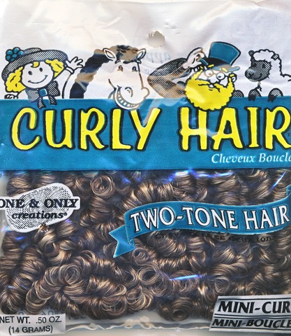 (image for) Mini Curl Hair; Dark Brown