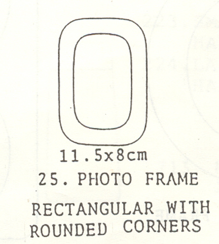 (image for) Set Small Alphabet (C)10 pack. Size 33x23mm