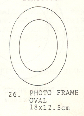 (image for) Photo Frame Kit Oval