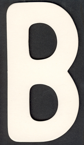 Upper Case Alphabet (B)1 piece Upper Case Alphabet (B)1 piece