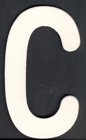 (image for) Upper Case Alphabet (C)1 piece