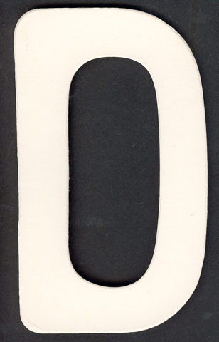 (image for) Upper Case Alphabet (D)1 piece