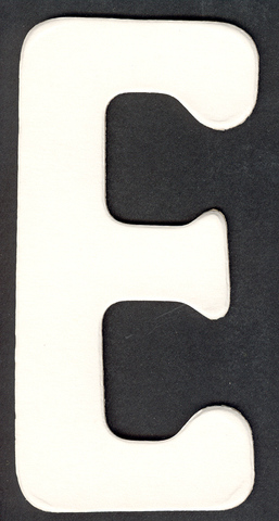 Upper Case Alphabet (E)1 piece Upper Case Alphabet (E)1 piece