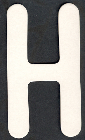 (image for) Upper Case Alphabet (H)1 piece
