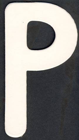 Upper Case Alphabet (P)1 piece Upper Case Alphabet (P)1 piece