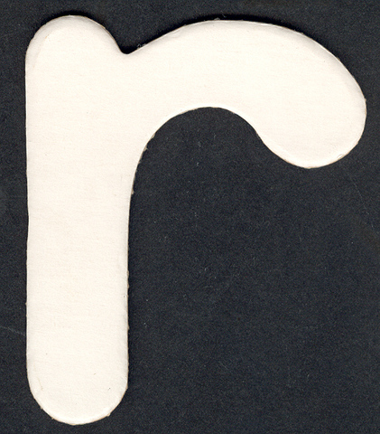 (image for) Set Small Alphabet (C)10 pack. Size 33x23mm