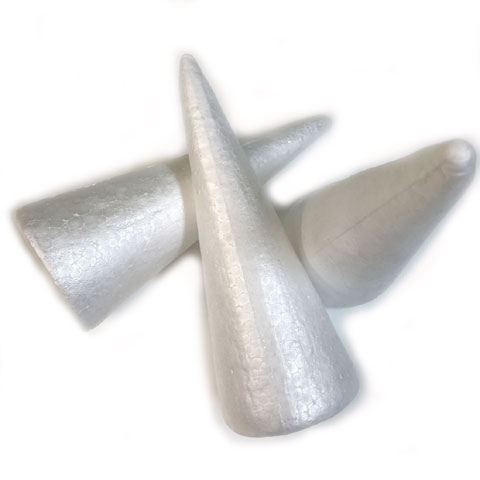 (image for) 20 cm Polystyrene Foam Cone