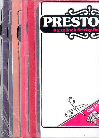 (image for) Adhesive felt Squares 9x12 (6p)
