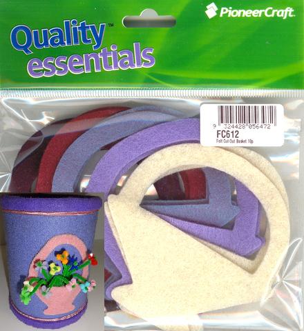 (image for) Felt Cut Out Basket 10p
