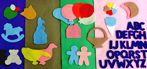 Felt Cut Outs | Letters & Shapes