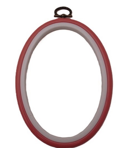 (image for) Flexi Hoop Oval 8 x 10in Pink 1p