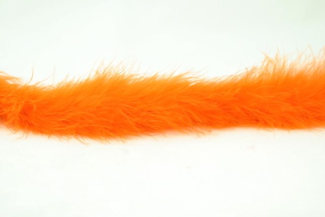 (image for) Marabou Trim, Orange 1.82mtrs