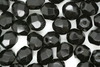 6mm Faceted Beads Black Op 100g
