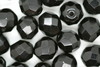 8mm Faceted Beads Black Op 10 grams 8mm Faceted Beads Black Op 10 grams
