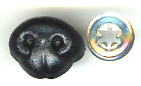 Bear Nose 30mm Black 20p
